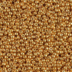 Rocailles-Perlen Miyuki 11/0 – Duracoat Galvanized Yellow Gold - PerlineBeads