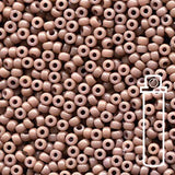 Rocailles-Perlen Miyuki 11/0 – Duracoat Opaque Dyed Gray - PerlineBeads