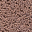 Rocailles-Perlen Miyuki 11/0 – Duracoat Opaque Dyed Gray - PerlineBeads