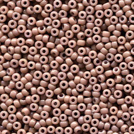 Rocailles-Perlen Miyuki 11/0 – Duracoat Opaque Dyed Gray - PerlineBeads