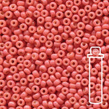 Rocailles-Perlen Miyuki 11/0 – Duracoat Opaque Dyed Rose - PerlineBeads