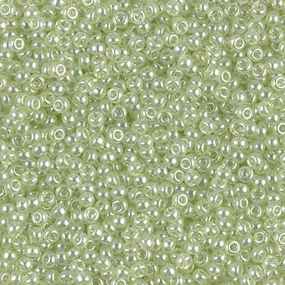 Rocailles-Perlen Miyuki 11/0 – Extra Pale Green - PerlineBeads