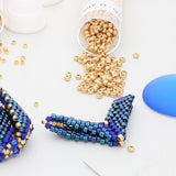 Rocailles-Perlen Miyuki 11/0 – Galvanized Yellow Gold - PerlineBeads