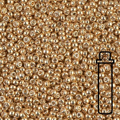 Rocailles-Perlen Miyuki 11/0 – Galvanized Yellow Gold - PerlineBeads
