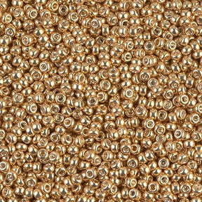 Rocailles-Perlen Miyuki 11/0 – Galvanized Yellow Gold - PerlineBeads