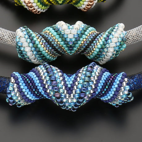 Rocailles-Perlen Miyuki 11/0 – Lined Sky Blue AB - PerlineBeads