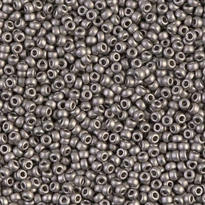 Rocailles-Perlen Miyuki 11/0 – Matte Nickel Plated - PerlineBeads