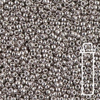 Rocailles-Perlen Miyuki 11/0 – Nickel Plated - PerlineBeads