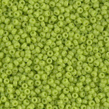 Rocailles-Perlen Miyuki 11/0 – Opaque Chartruese - PerlineBeads