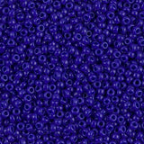 Rocailles-Perlen Miyuki 11/0 – Opaque Cobalt - PerlineBeads