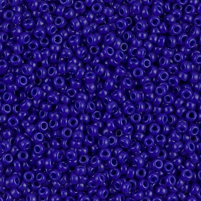 Rocailles-Perlen Miyuki 11/0 – Opaque Cobalt - PerlineBeads