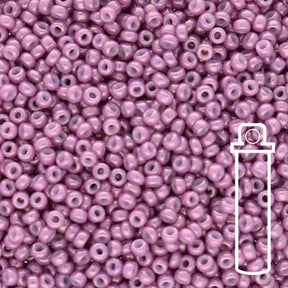 Rocailles-Perlen Miyuki 11/0 – Opaque Dark Orchid Luster - PerlineBeads