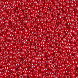 Rocailles-Perlen Miyuki 11/0 – Opaque Red Luster - PerlineBeads