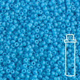 Rocailles-Perlen Miyuki 11/0 – Opaque Turquoise Blue - PerlineBeads