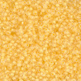Rocailles-Perlen Miyuki 11/0 – Semi-Matte Dafodil Lined Crystal - PerlineBeads