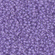 Rocailles-Perlen Miyuki 11/0 – Semi-Matte Lilac Lined Crystal - PerlineBeads