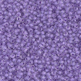 Rocailles-Perlen Miyuki 11/0 – Semi-Matte Lilac Lined Crystal - PerlineBeads