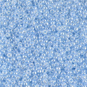 Rocailles-Perlen Miyuki 11/0 – Sky Blue Ceylon - PerlineBeads