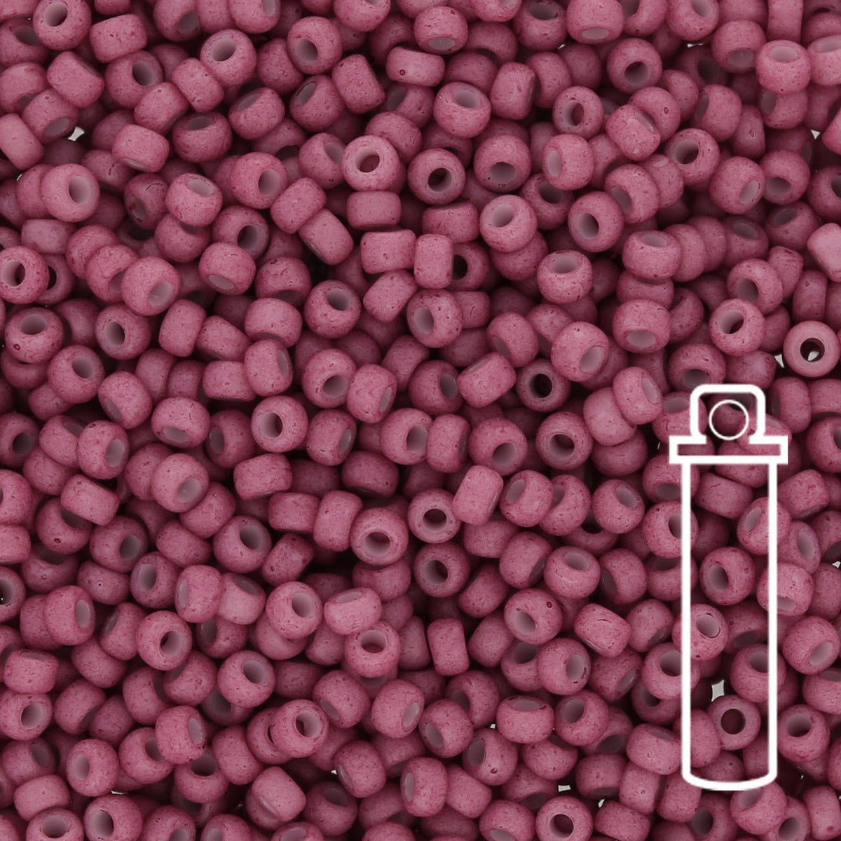 Rocailles-Perlen Miyuki 11/0 – Special Dyed Old Rose - PerlineBeads
