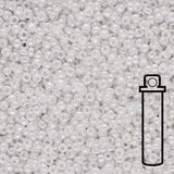 Rocailles-Perlen Miyuki 11/0 – White Pearl Ceylon - PerlineBeads