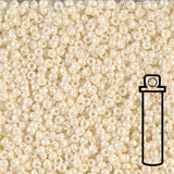 Rocailles-Perlen Miyuki 15/0 – Ceylon Light Yellow - PerlineBeads