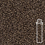 Rocailles-Perlen Miyuki 15/0 – Dark Bronze - PerlineBeads