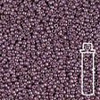 Rocailles-Perlen Miyuki 15/0 – Duracoat Galvanized Eggplant - PerlineBeads