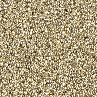 Rocailles-Perlen Miyuki 15/0 – Duracoat Galvanized Silver - PerlineBeads