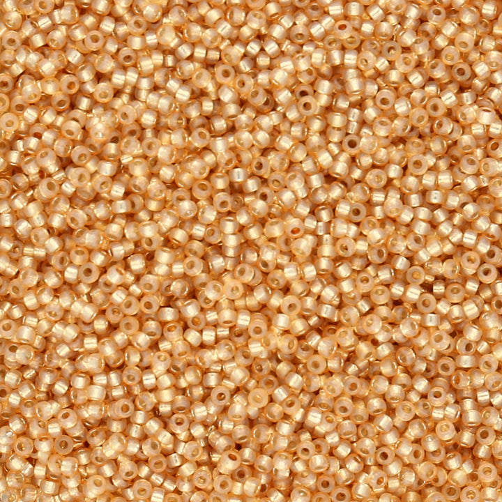 Rocailles-Perlen Miyuki 15/0 – Duracoat Golden Flax - PerlineBeads