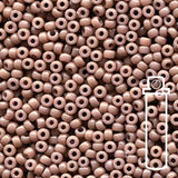 Rocailles-Perlen Miyuki 15/0 – Duracoat Opaque Dyed Gray - PerlineBeads