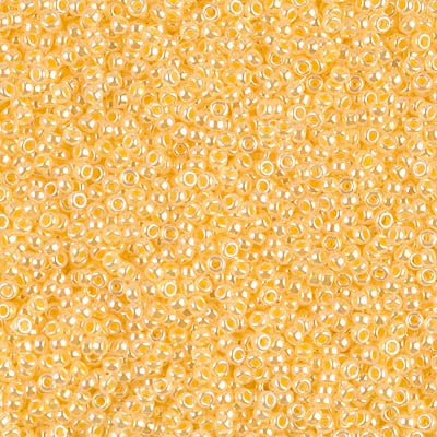 Rocailles-Perlen Miyuki 15/0 – Lined Daffodil Ceylon - PerlineBeads