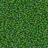 Rocailles-Perlen Miyuki 15/0 – Lined Green/Lime - PerlineBeads