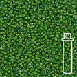 Rocailles-Perlen Miyuki 15/0 – Lined Green/Lime - PerlineBeads
