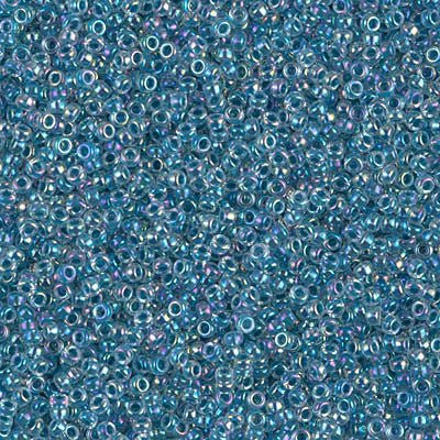 Rocailles-Perlen Miyuki 15/0 – Lined Light Blue - PerlineBeads