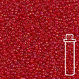 Rocailles-Perlen Miyuki 15/0 – Lined Red AB - PerlineBeads