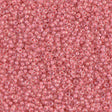 Rocailles-Perlen Miyuki 15/0 – Lined Rose Pink AB - PerlineBeads