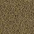 Rocailles-Perlen Miyuki 15/0 – Matte Golden Olive Luster - PerlineBeads