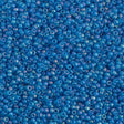 Rocailles-Perlen Miyuki 15/0 – Matte Light Blue AB - PerlineBeads