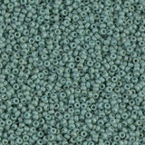 Rocailles-Perlen Miyuki 15/0 – Matte Seafoam Luster - PerlineBeads
