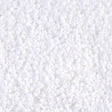 Rocailles-Perlen Miyuki 15/0 – Matte White - PerlineBeads
