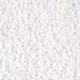 Rocailles-Perlen Miyuki 15/0 – Opaque Chalk White - PerlineBeads