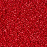 Rocailles-Perlen Miyuki 15/0 – Opaque Red - PerlineBeads