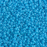 Rocailles-Perlen Miyuki 15/0 – Opaque Turquoise Blue - PerlineBeads
