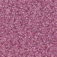 Rocailles-Perlen Miyuki 15/0 – Sparkling Rose Lined Crystal - PerlineBeads