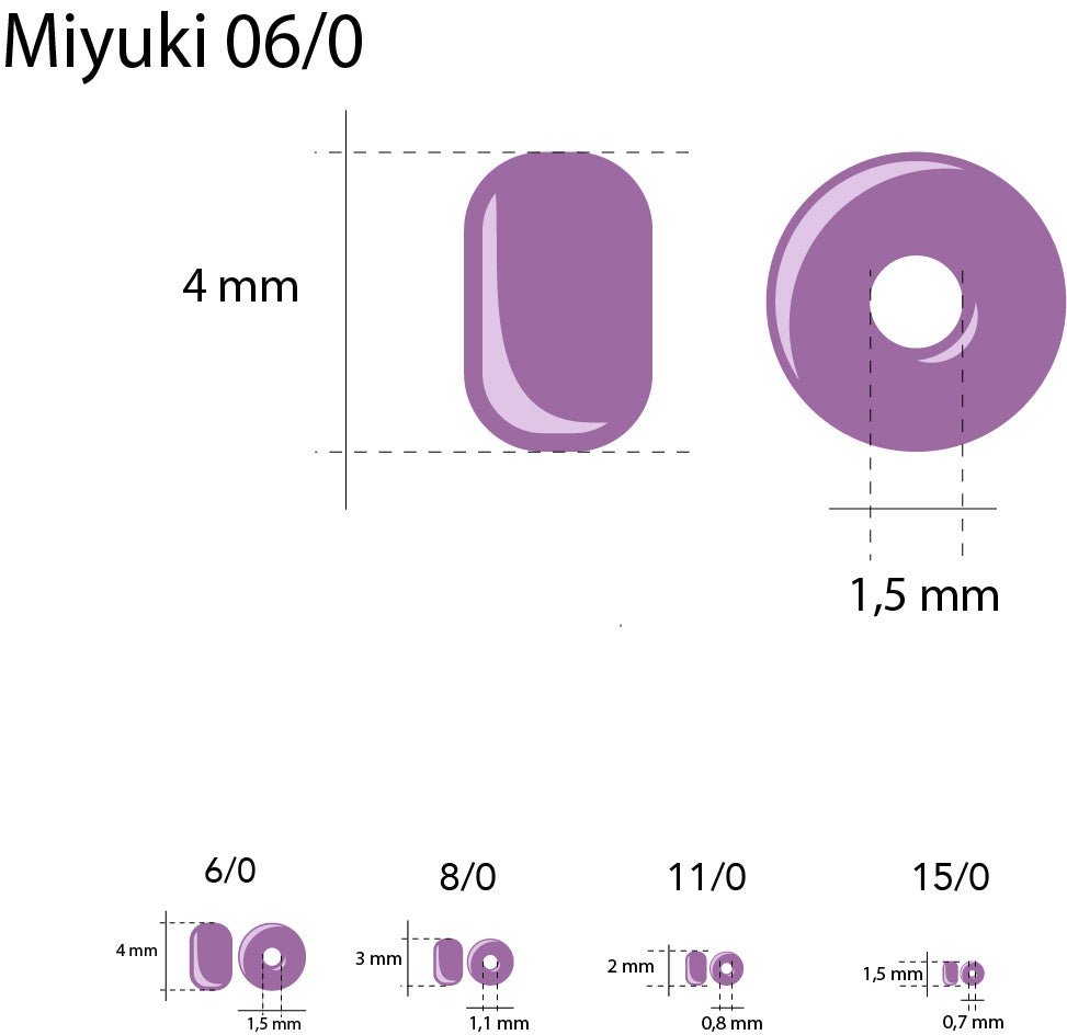 Rocailles-Perlen Miyuki 6/0 – Galvanized Gold - PerlineBeads