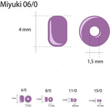 Rocailles-Perlen Miyuki 6/0 – Galvanized Gold - PerlineBeads
