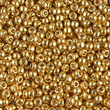 Rocailles-Perlen Miyuki 8/0 – Duracoat Galvanized Gold - PerlineBeads