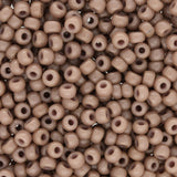 Rocailles-Perlen Miyuki 8/0 – Duracoat Opaque Dyed Gray - PerlineBeads