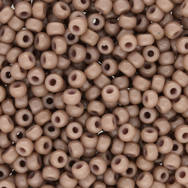 Rocailles-Perlen Miyuki 8/0 – Duracoat Opaque Dyed Gray - PerlineBeads
