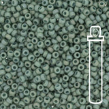 Rocailles-Perlen Miyuki 8/0 – Frost Opaque Glaze Rainbow Celadon - PerlineBeads